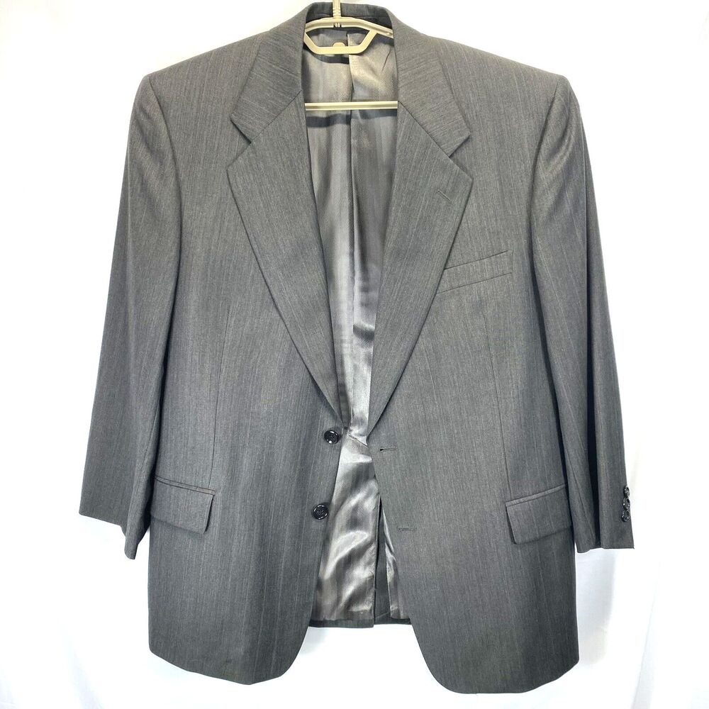 Louis Roth Men’s Gray Stripe Blazer Sport Coat 42S